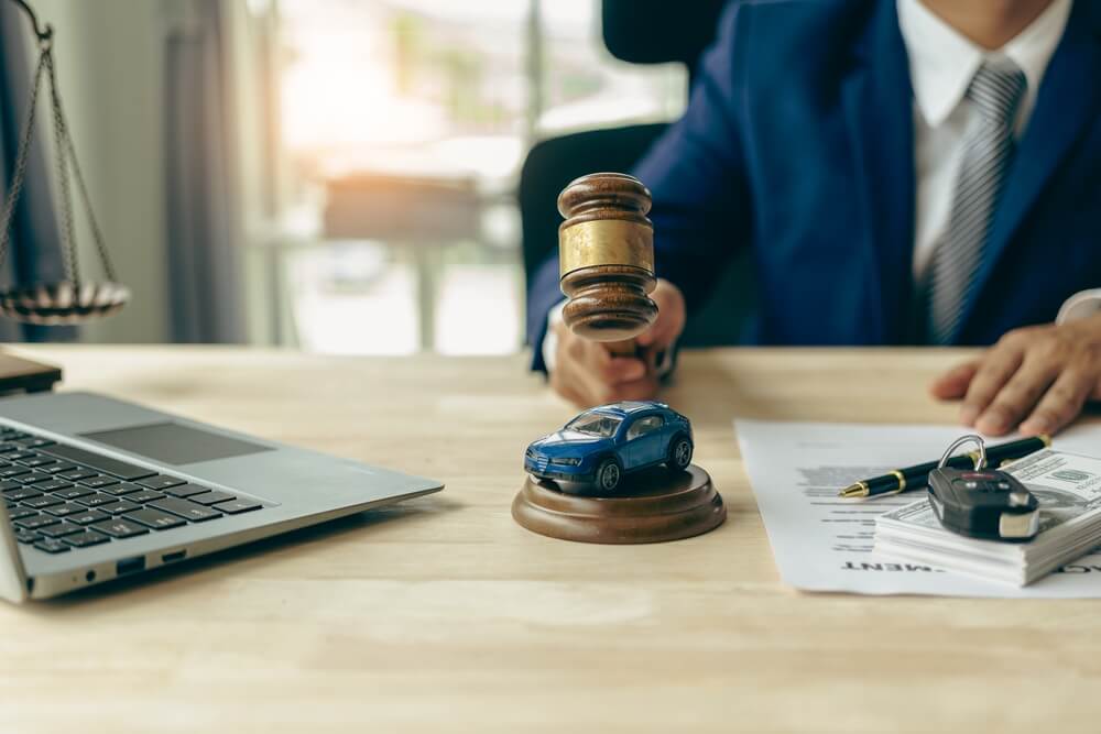 A photo of a man with a judge's mallet